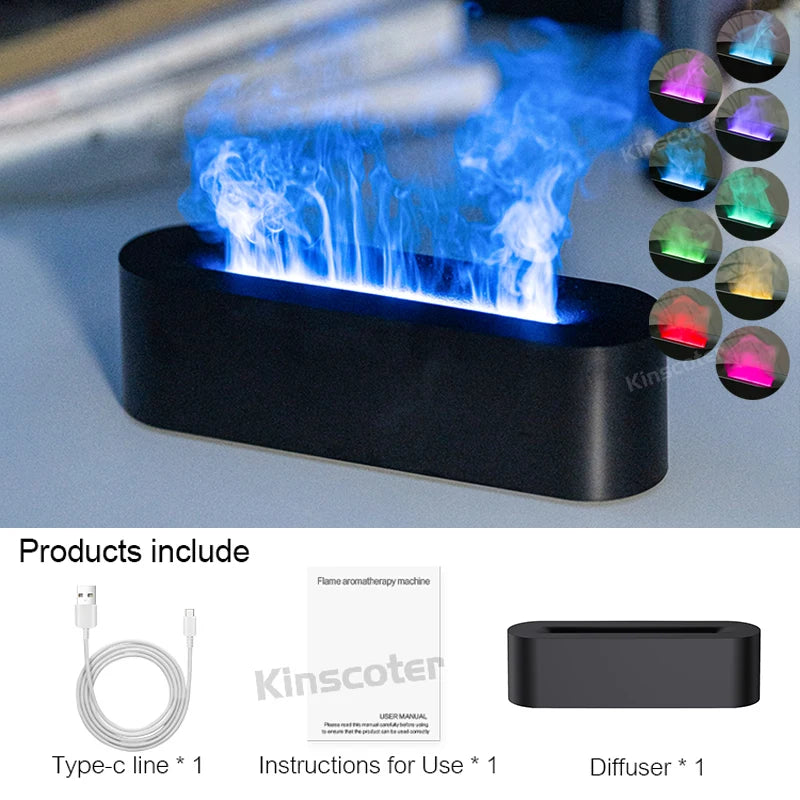 LED Flame Air Humidifier