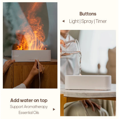 LED Flame Air Humidifier